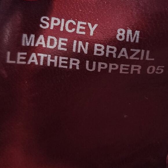 Hillard & Hanson Spice Burgundy Leather Square Toe Retro Ankle Book Size 8M - Picture 7 of 7